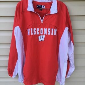 Wisconsin Badgers ❤️ Unisex Windbreaker - 3/4 Zip